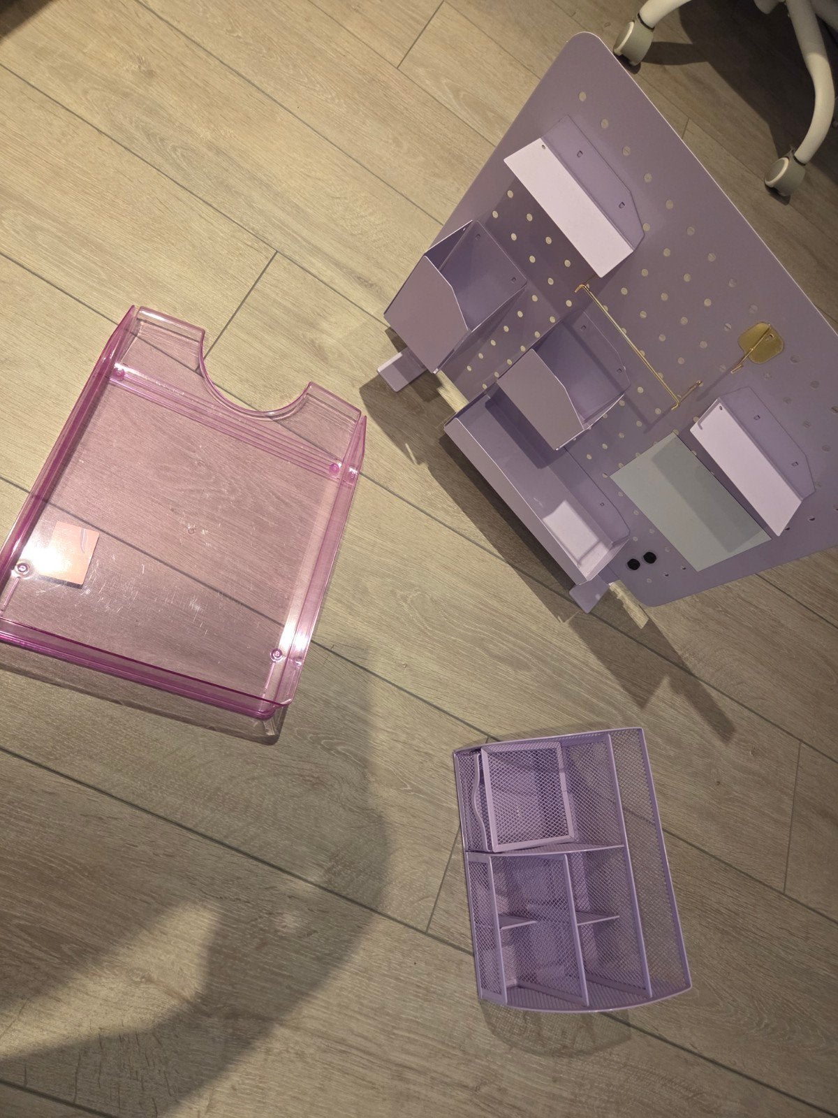 Bureau accessoires paars meisje, Ophalen, Nieuw, Album of Boek