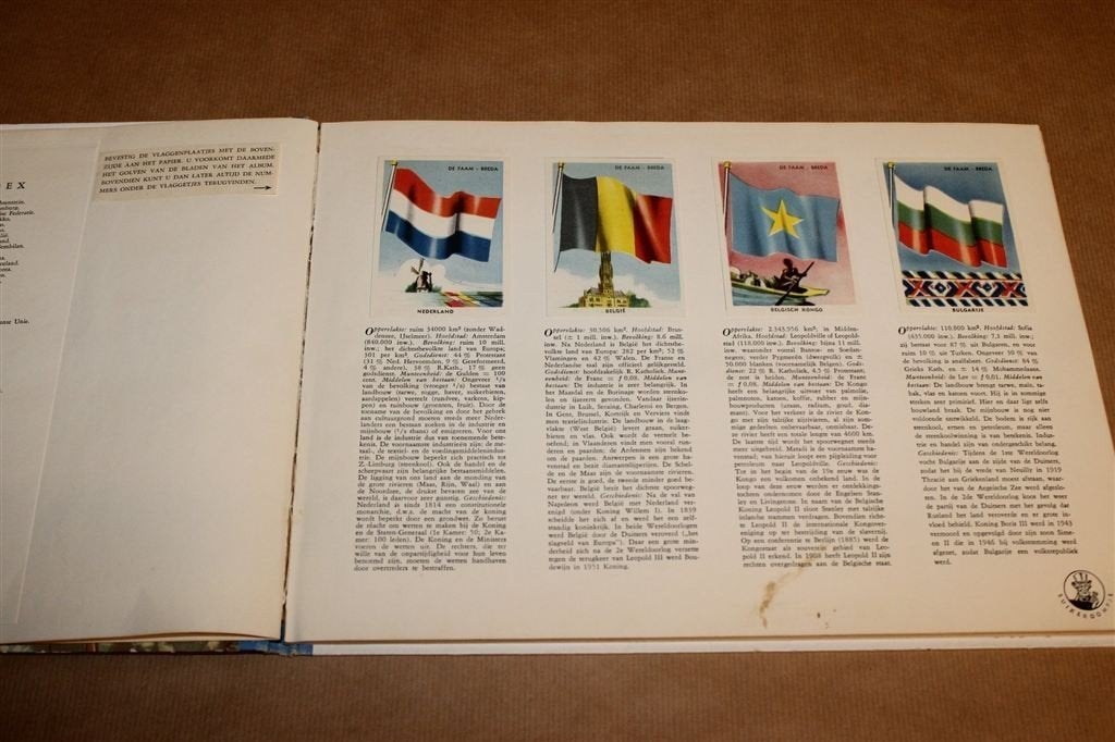Vlaggen van Alle Landen — Compleet Plaatjesalbum De Faam, Ophalen of Verzenden, Gelezen