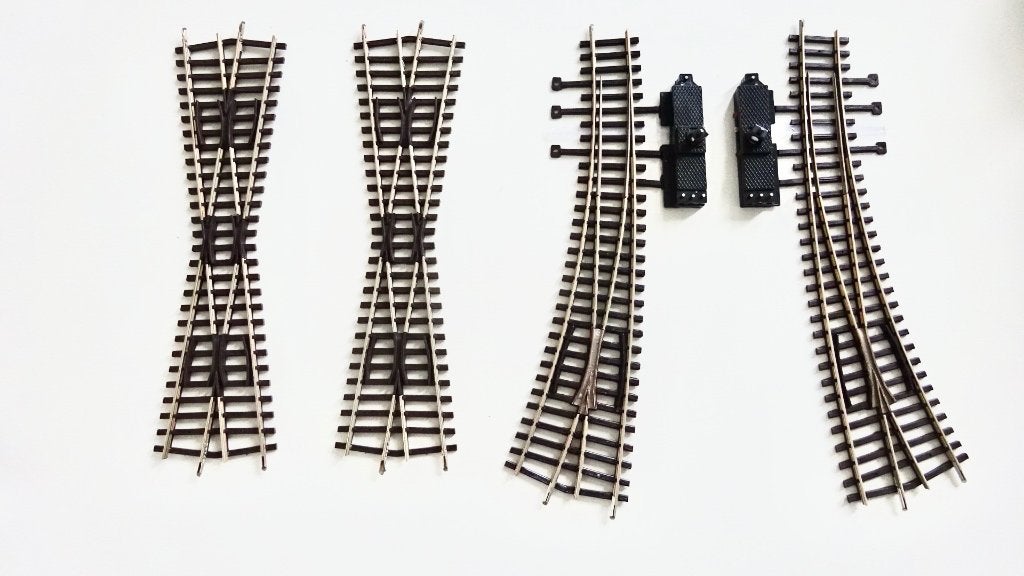 PILZ elektrische wissels en kruisingen, Hobby en Vrije tijd, Modeltreinen | H0, Overige merken, Gelijkstroom, Rails, Ophalen of Verzenden