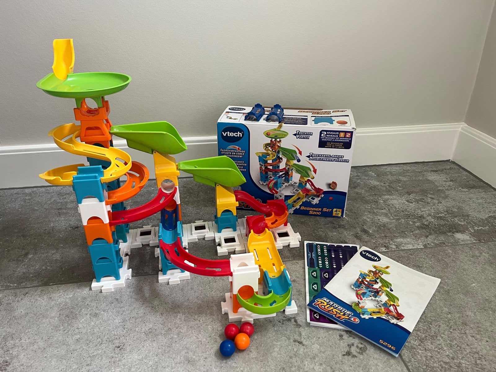 VTech Marble Rush Knikkerbaan - Beginnersset, Ophalen of Verzenden, Zo goed als nieuw, Bouwen