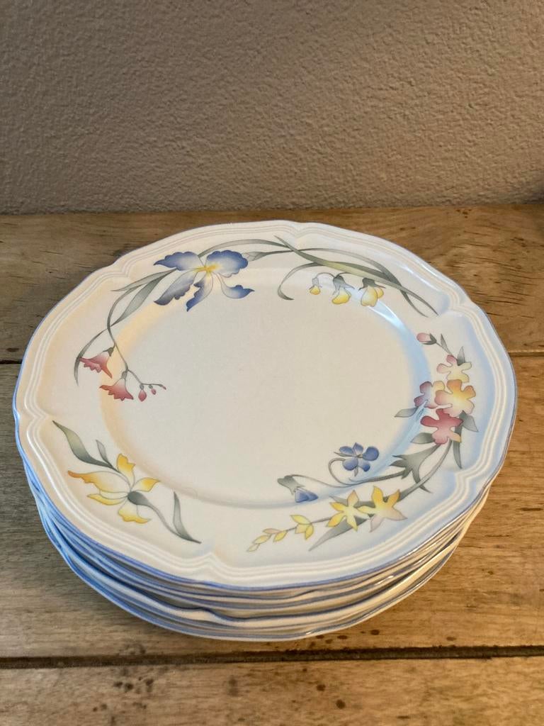 Villeroy & Boch Riviera ontbijtbordjes, Ophalen of Verzenden