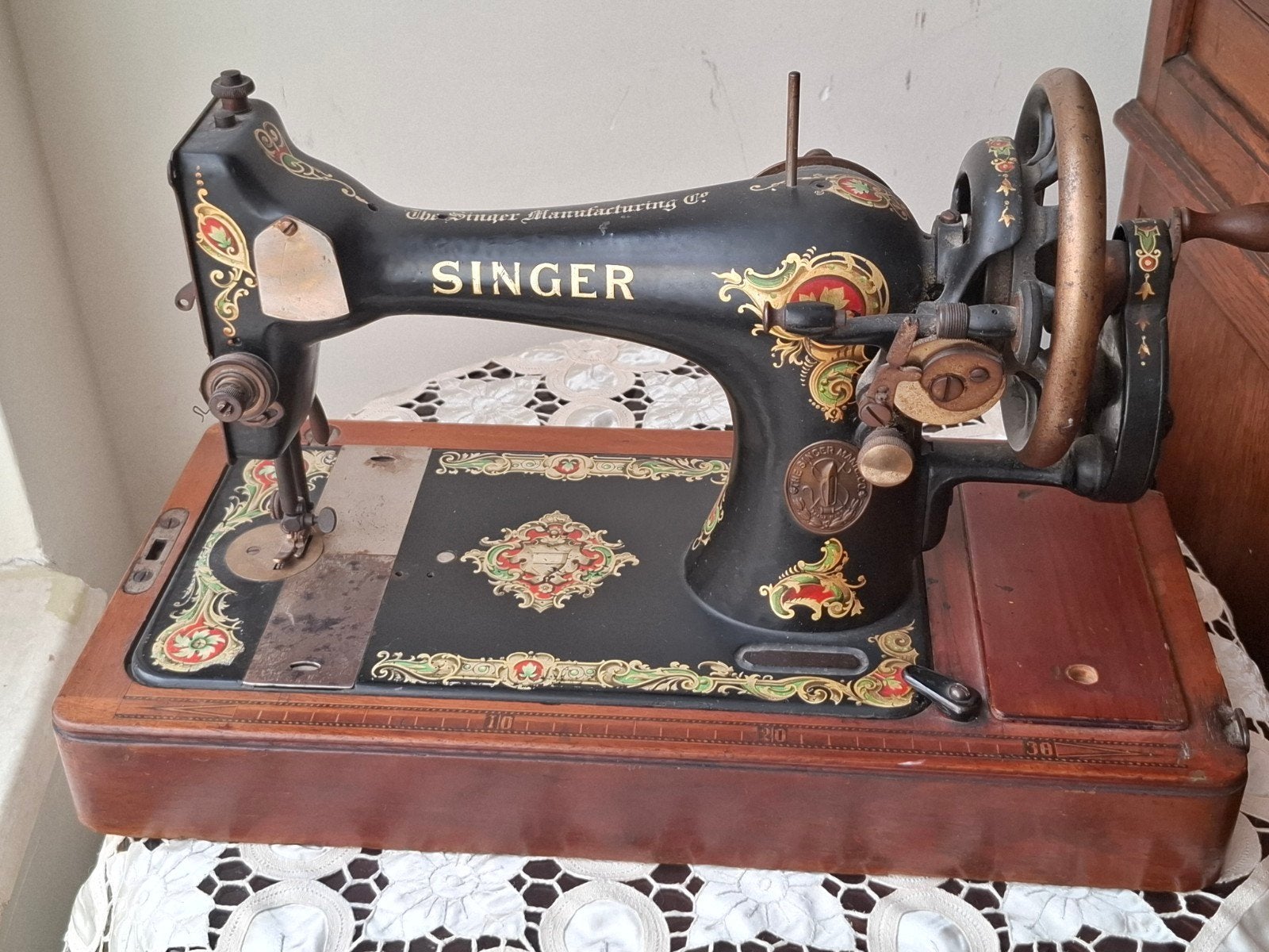 Antiek naaimachine SINGER, Ophalen of Verzenden