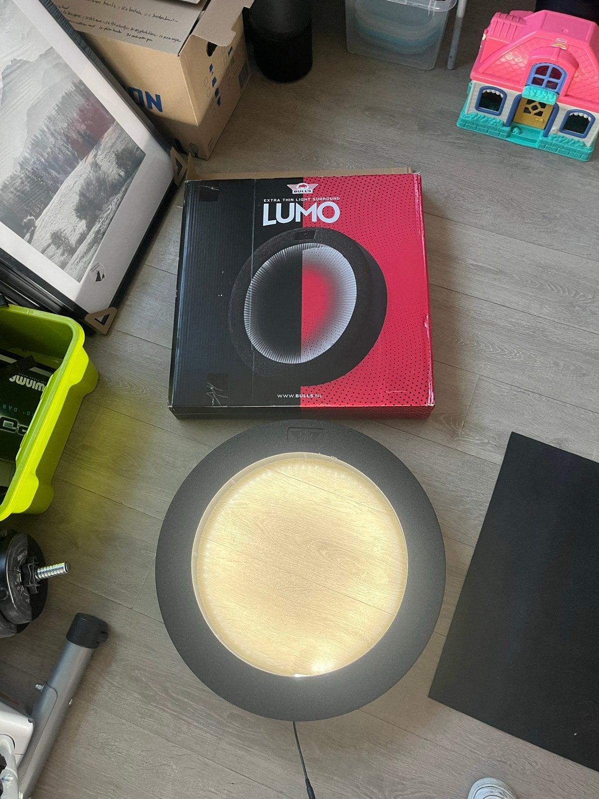 Bulls Lumo Dartbord Verlichting - Zo goed als nieuw, Sport en Fitness, Darts, Ophalen of Verzenden, Zo goed als nieuw, Dartbord