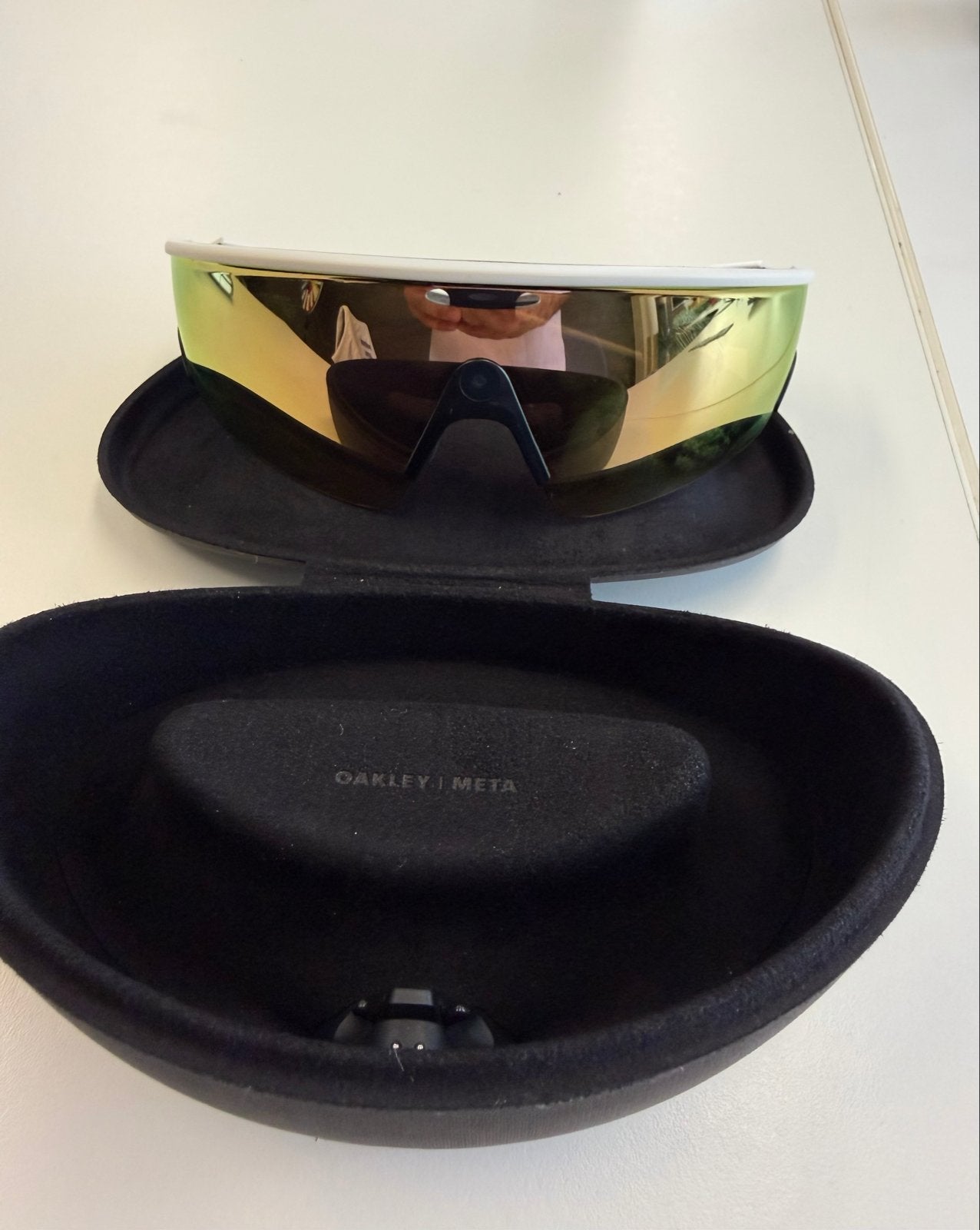 Oakley | Meta Zonnebril, Sieraden, Tassen en Uiterlijk, Zonnebrillen en Brillen | Dames, Zonnebril, Wit, Ophalen of Verzenden
