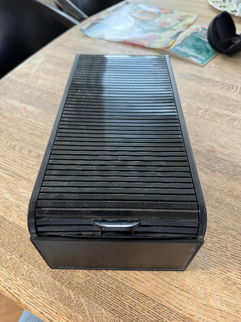 Vintage Cassette band Opbergsysteem Box Rolykit jaren 70 80, Kunststof, Gebruikt, Minder dan 25 discs, Ophalen of Verzenden