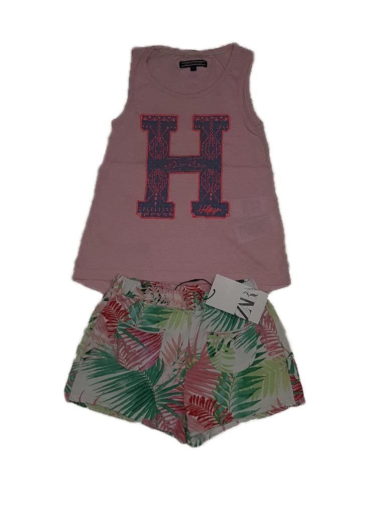 Super leuk TOMMY HILFIGER topje in maat 128., Shirt of Longsleeve, Verzenden, Meisje, Tommy Hilfiger