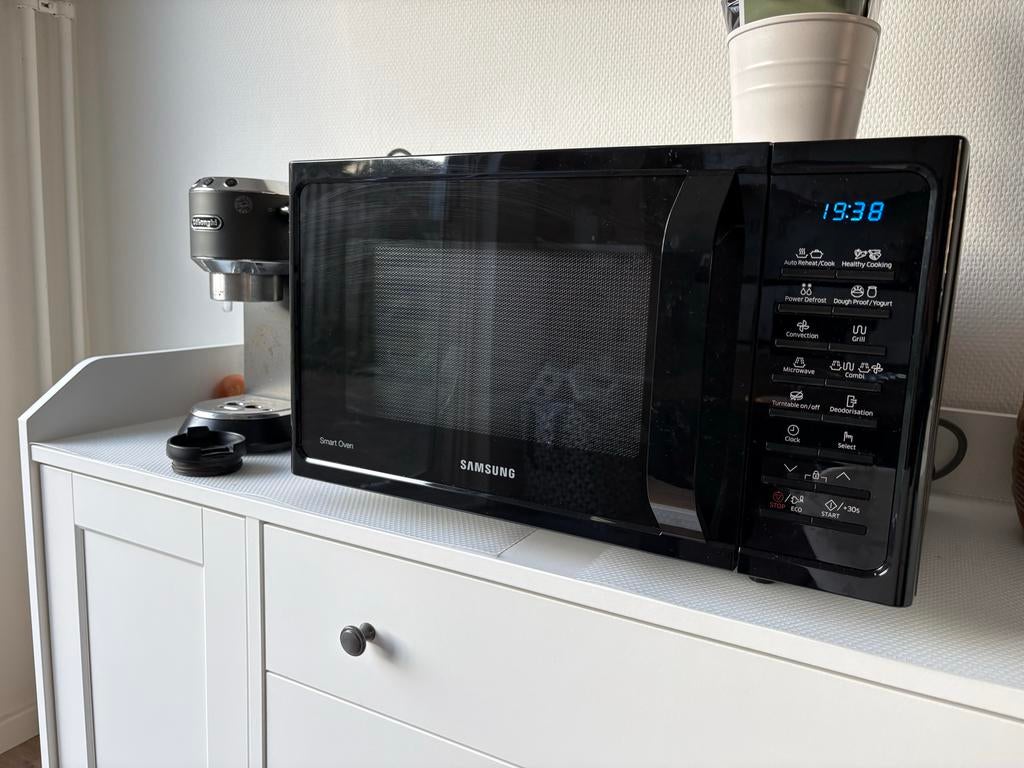 Samsung combimagnetron MC28H5015AK, Ophalen, Combimagnetron, Gebruikt, Grill