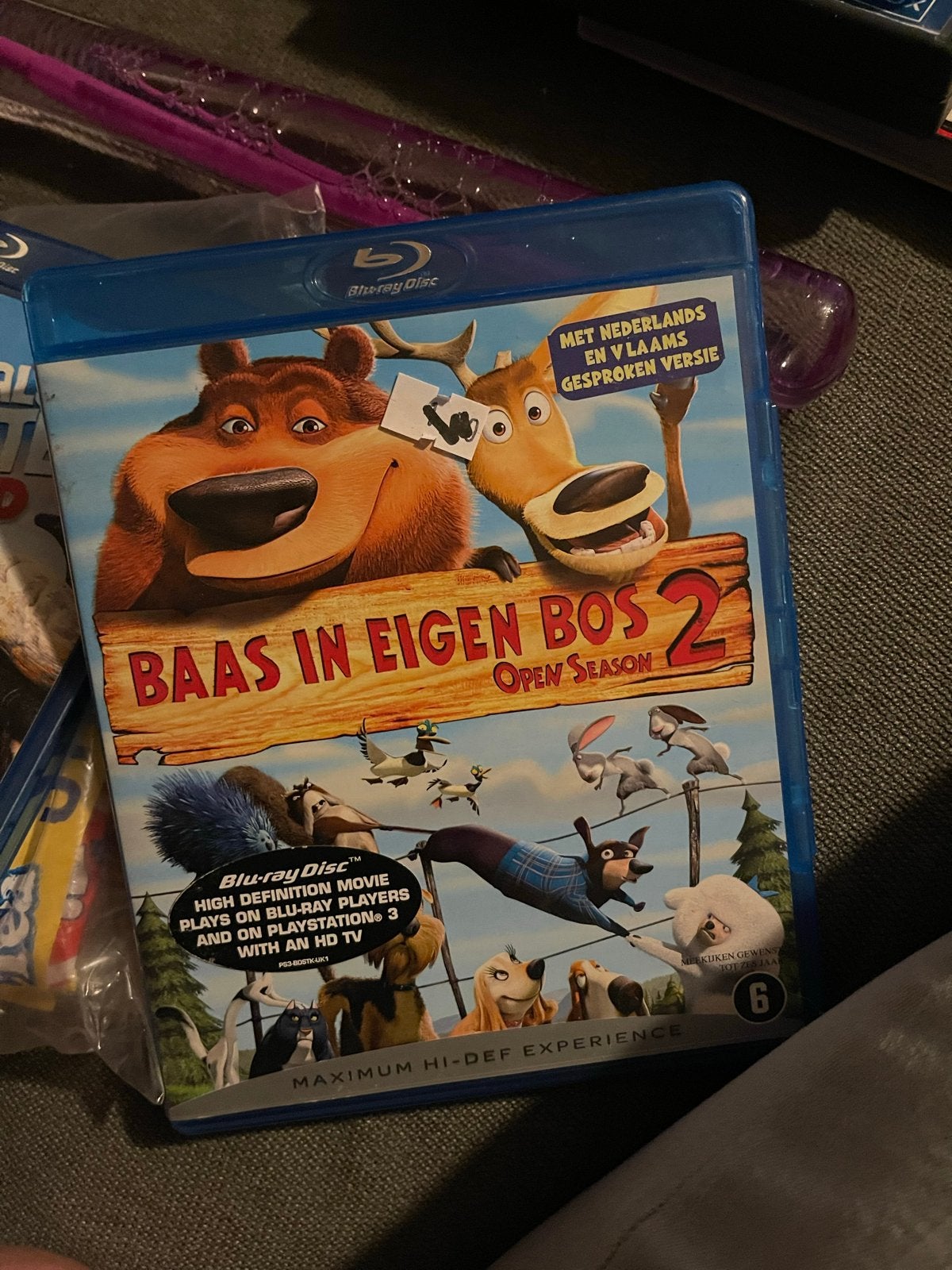 Baas in Eigen Bos 2 - Open Season 2 Blu-ray, Cd's en Dvd's, Blu-ray, Nederlands, Film, Kinderen en Jeugd, Gebruikt