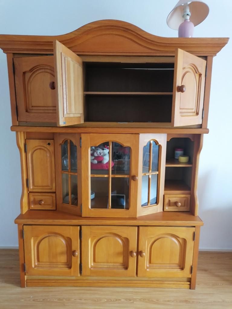 wandkast, Huis en Inrichting, Kasten | Wandmeubels, Gebruikt, 150 tot 200 cm, Ophalen of Verzenden, 150 tot 200 cm