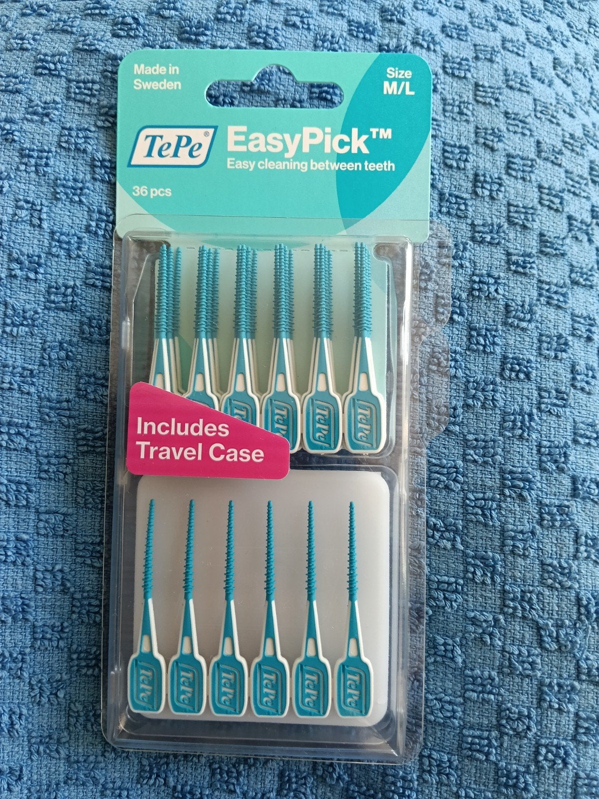 TePe EasyPick M/L - 36 stuks met reisetui, Ophalen of Verzenden