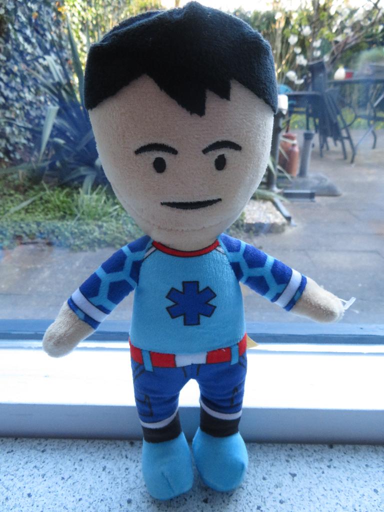Zachte Pop RAV Team Ambulance Bram Brammetje blauw pak, Overige typen, Ophalen of Verzenden, Zo goed als nieuw, Wasbaar