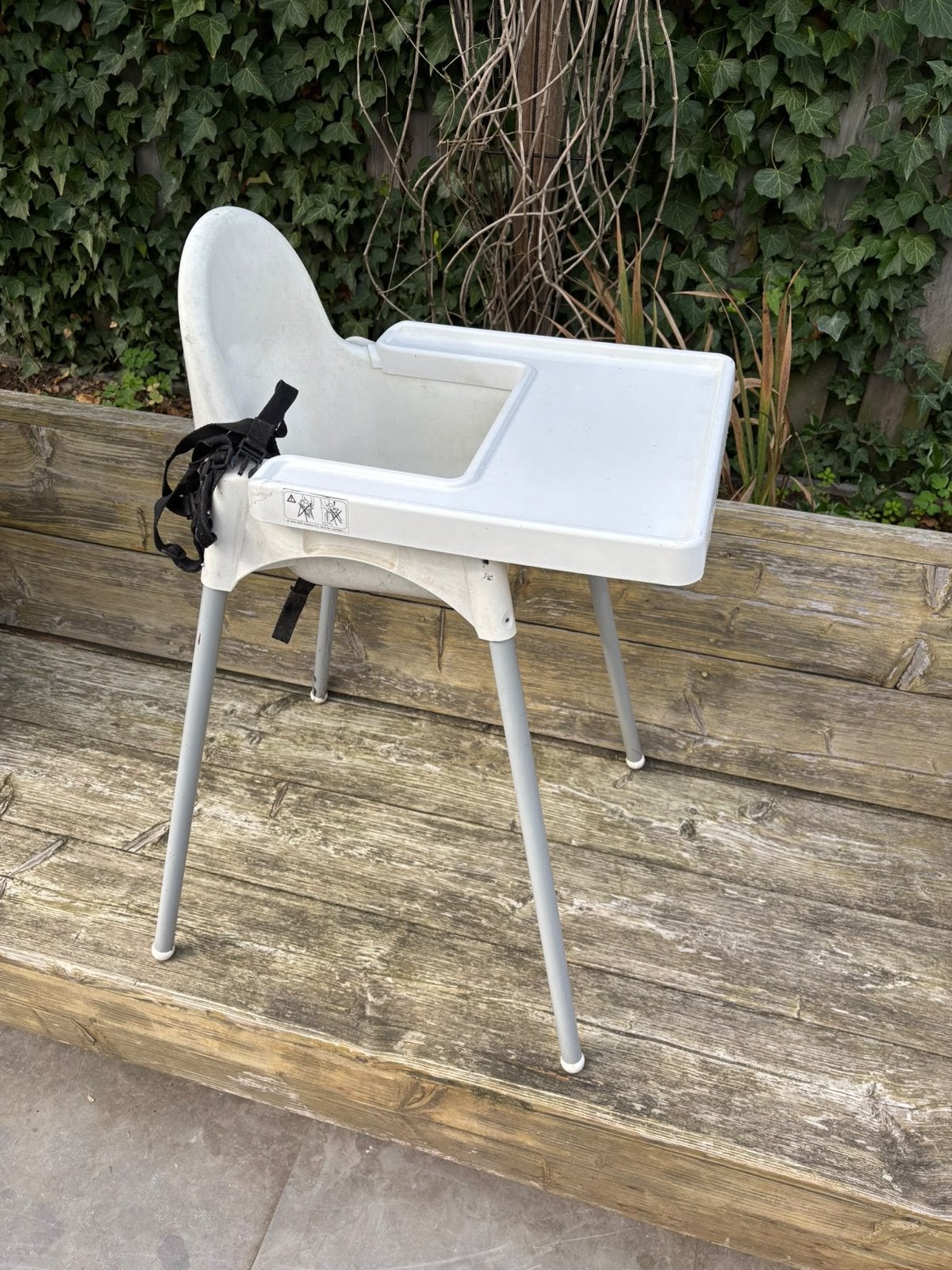 Ikea Antilop kinderstoel met eetblad en gordel, Kinderen en Baby's, Ophalen, Gebruikt, Overige typen, Afneembaar eetblad
