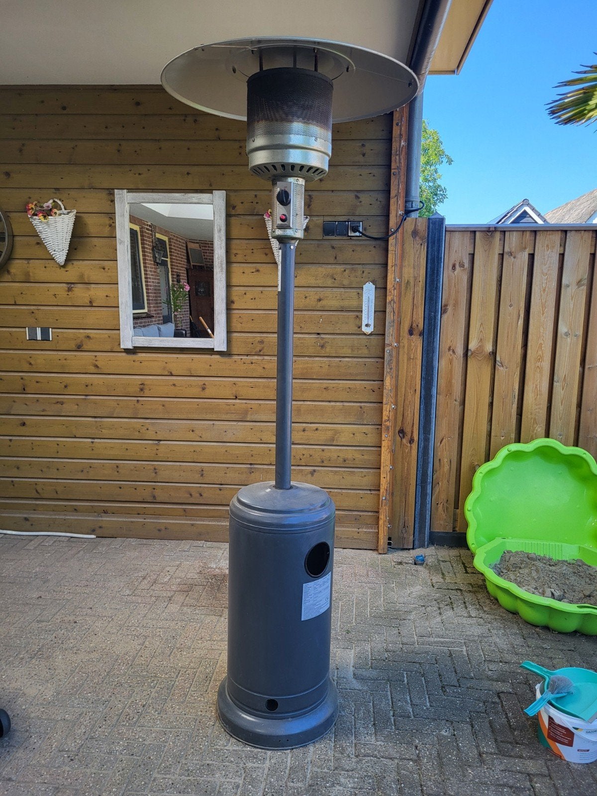 Terrasverwarmer op gas - 13kW, Ophalen, Gebruikt, Gas, Vloer