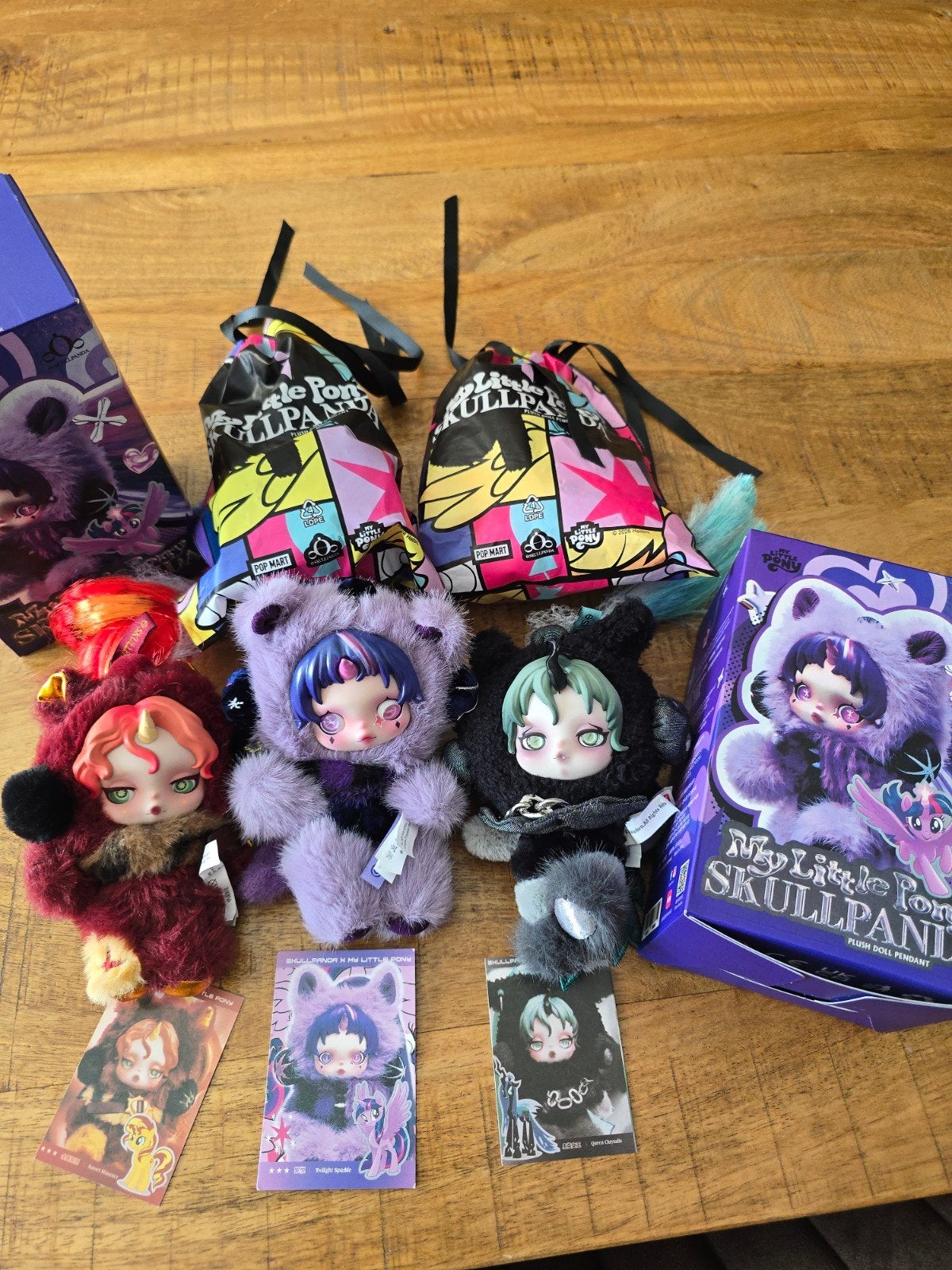 POP MART SKULLPANDA  My Little Pony Plush Series, Ophalen of Verzenden, Nieuw