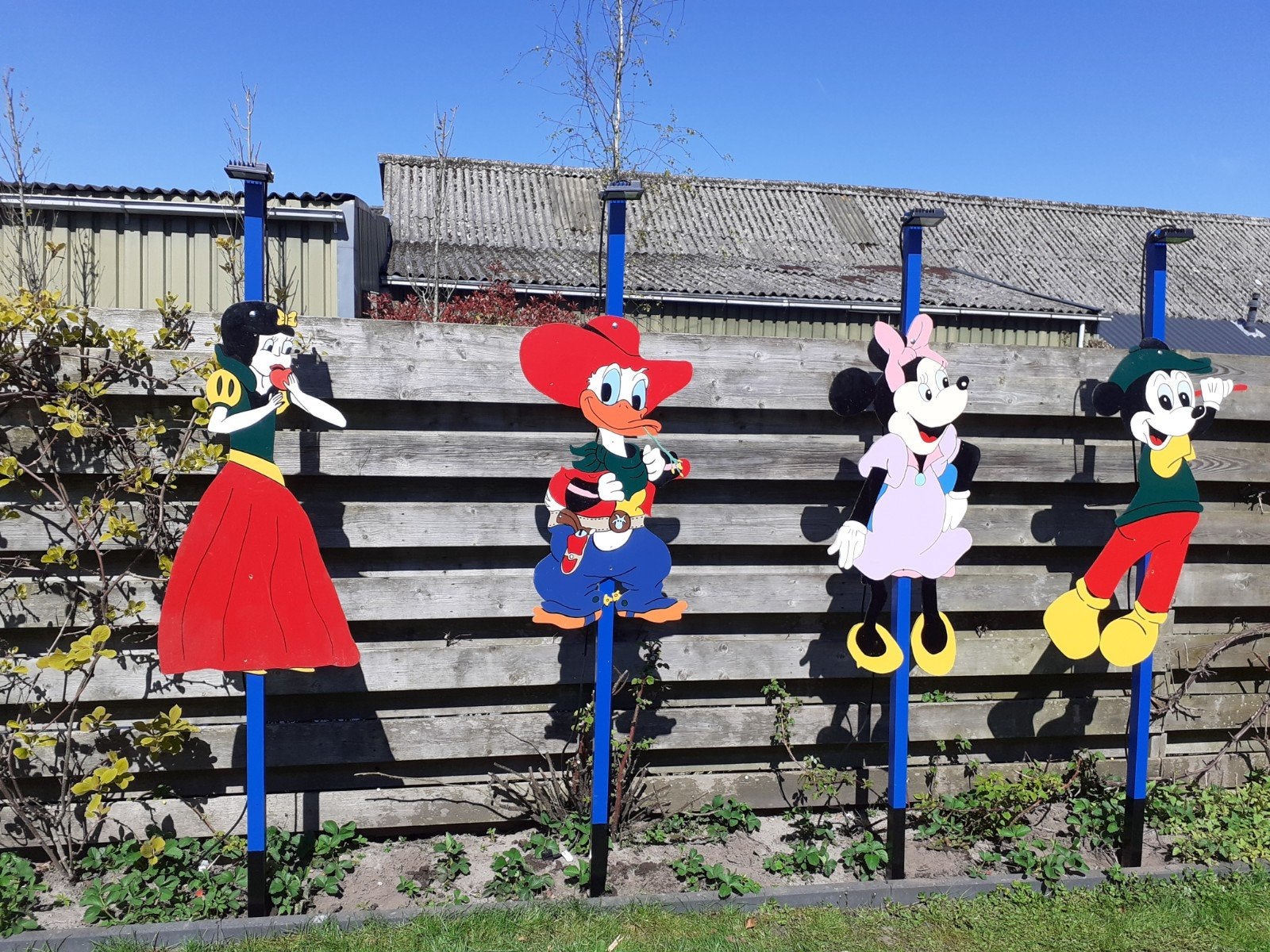 Disney feestpalen straatversiering incl verlichting, Ophalen, Zo goed als nieuw, Verjaardag