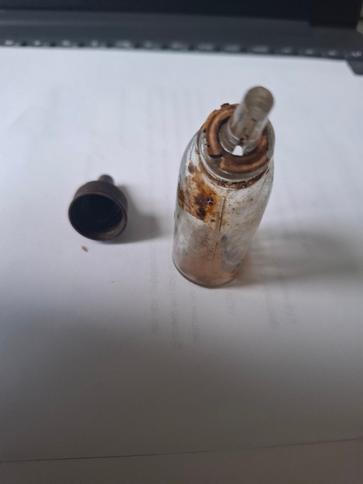 Antiek ampul flesje - begin 20e eeuw, Ophalen of Verzenden