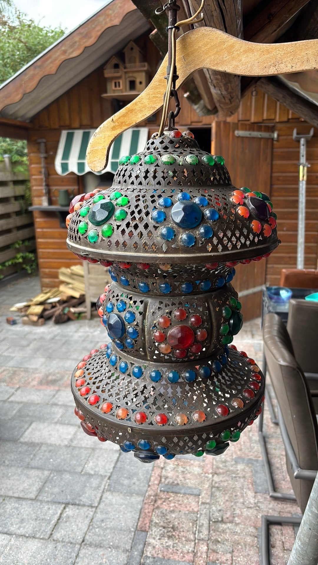 Mooie handgemaakte lamp. Denk marrokaans., Ophalen of Verzenden