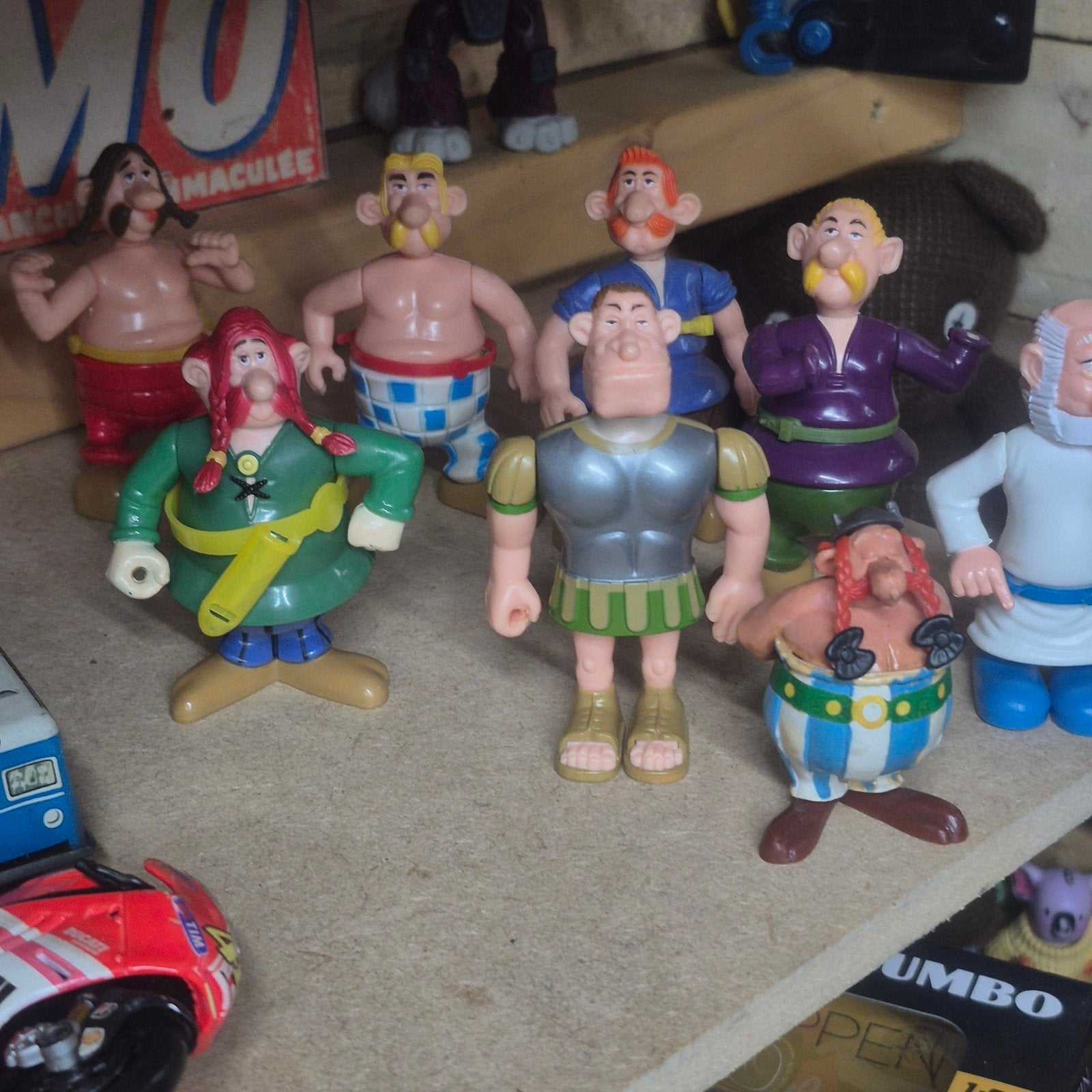 Asterix en Obelix figuren set - Vintage speelgoed, Ophalen of Verzenden