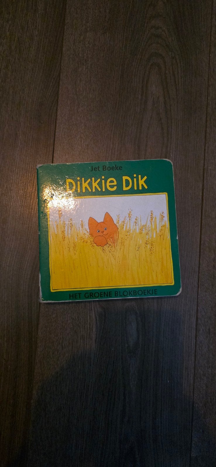 Dikkie Dik - Het Groene Blokboekje, Boeken, Kinderboeken | Baby's en Peuters, Ophalen of Verzenden, Gelezen, Jet Boeke, 0 tot 6 maanden
