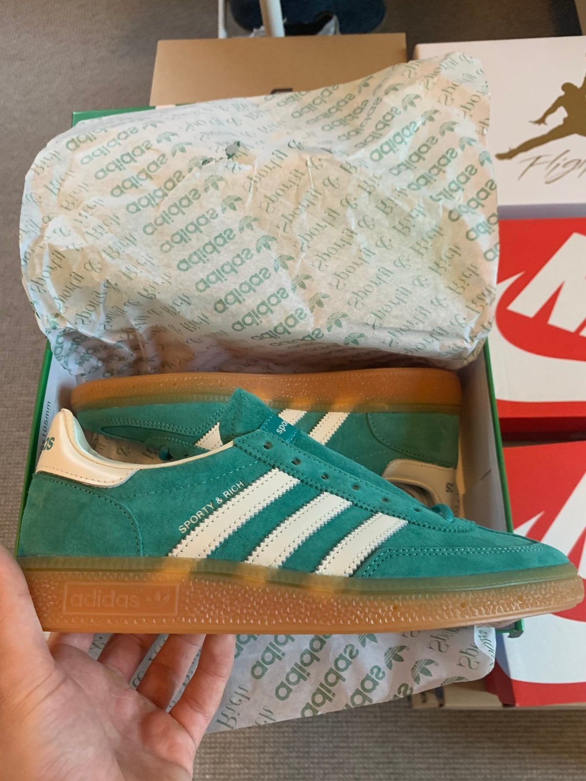 Adidas Sneaker x Sporty Rich, Nieuw, Ophalen of Verzenden, Sneakers of Gympen, Groen