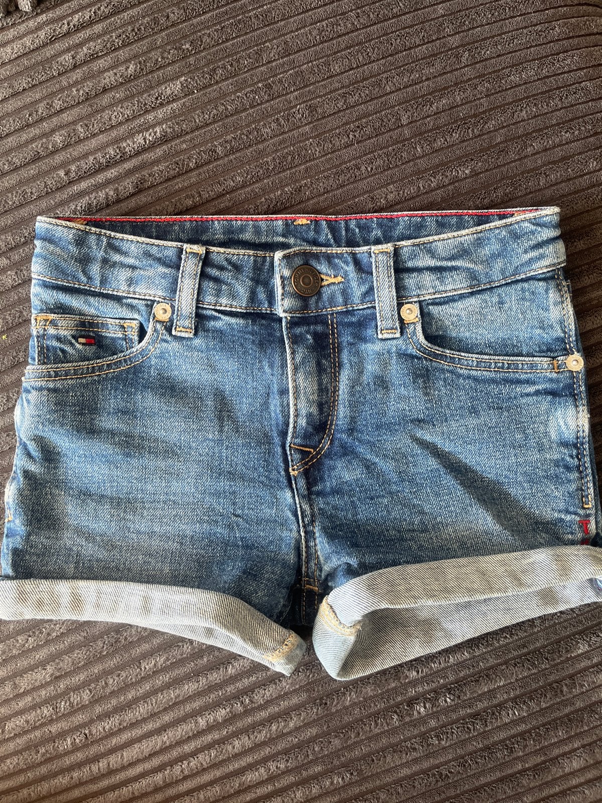 Tommy Hilfiger spijkerbroekje maat 128, Ophalen of Verzenden, Zo goed als nieuw, Meisje, Broek