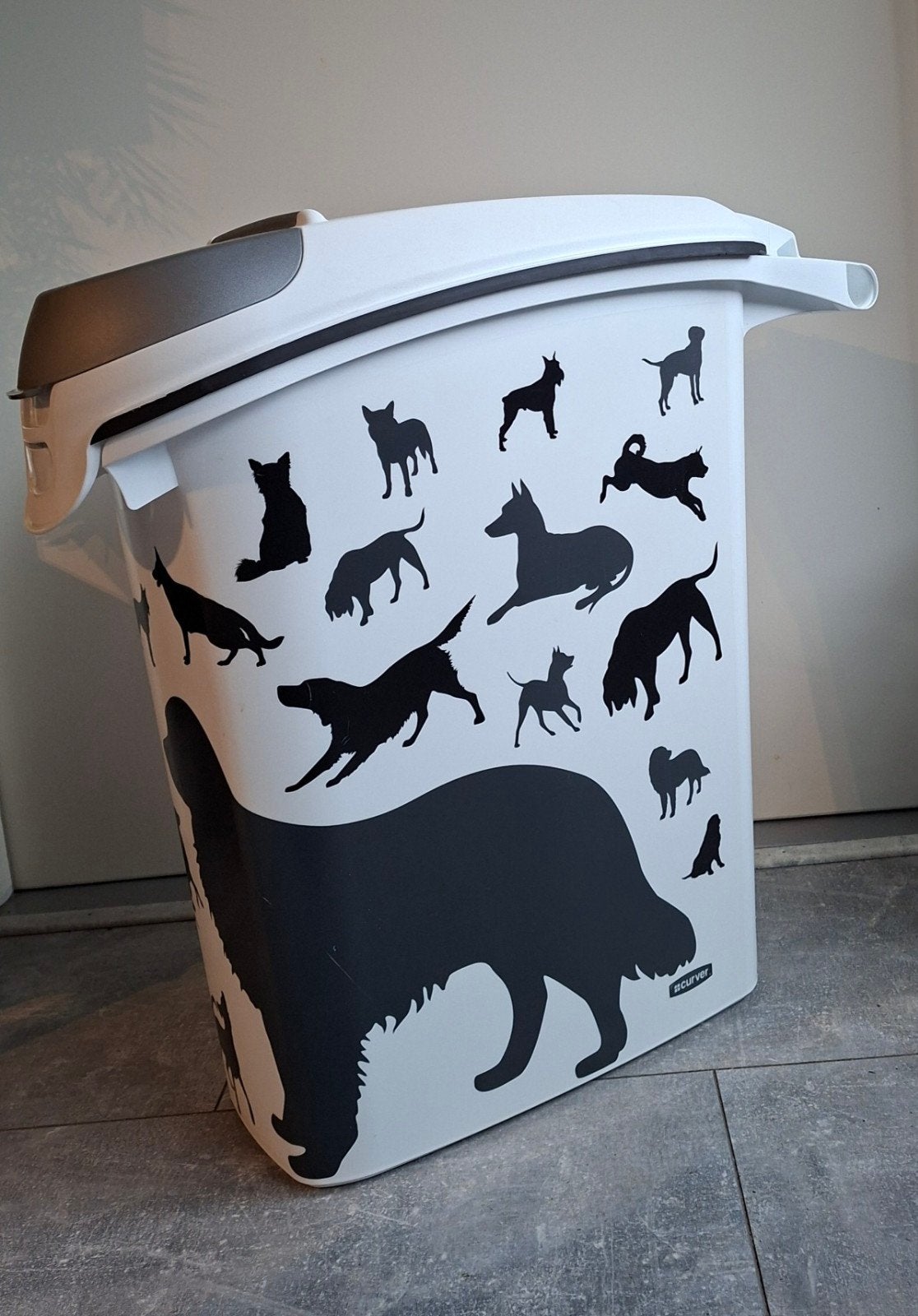 Curver voedselcontainer 23L Kunststof Silhouette Hond, Dieren en Toebehoren, Ophalen, Zo goed als nieuw, Overige typen