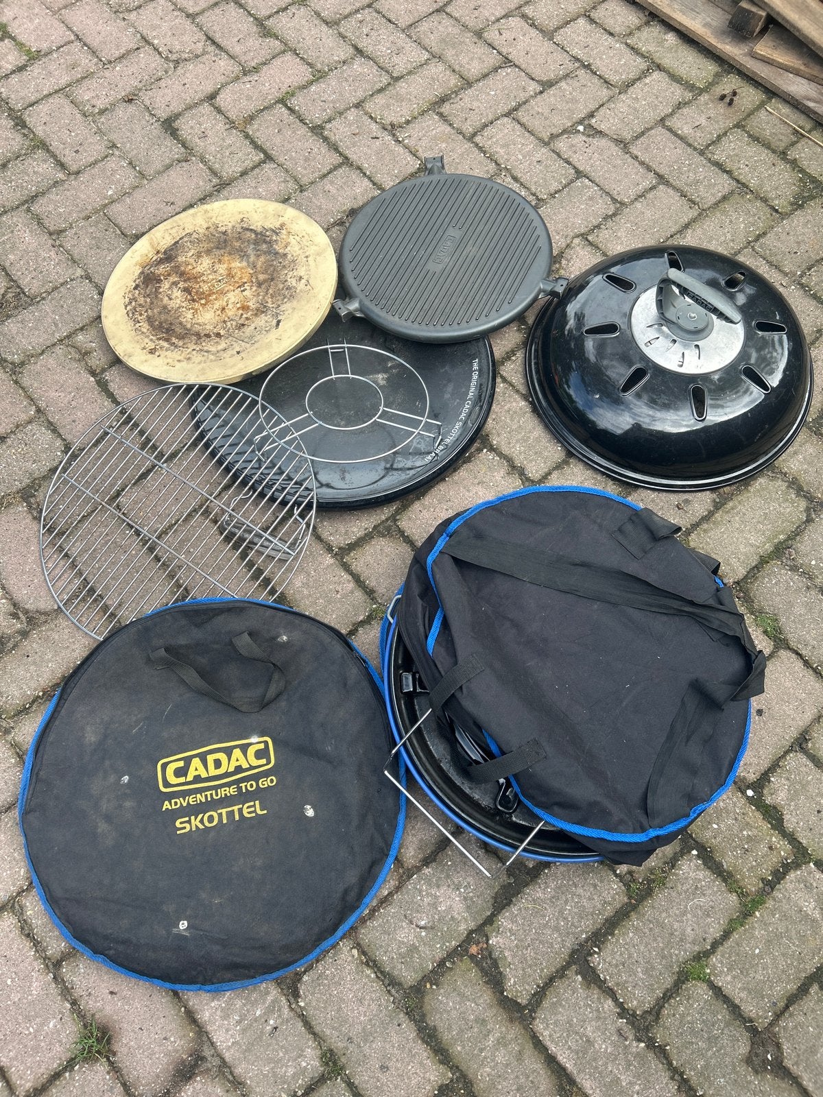 Cadac Skottelbraai onderdelen/uitbreiding (poot defect), Ophalen of Verzenden, Gebruikt