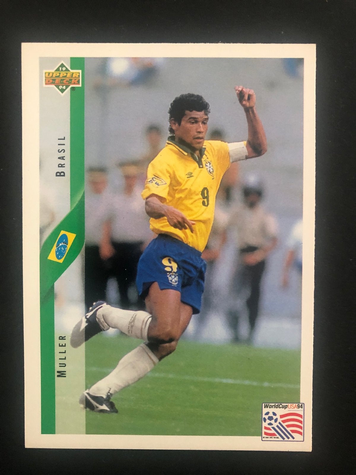 Muller Spelerskaart Brazilië World Cup USA 1994, Ophalen of Verzenden, Zo goed als nieuw, Buitenlandse clubs, Spelerskaart