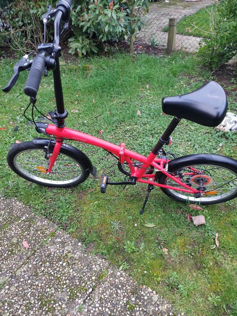 Vouwfiets oxylane 6 versnellingen z.g.a.n, Fietsen en Brommers, Fietsen | Vouwfietsen, Overige merken, Gebruikt, Heren, Versnellingen