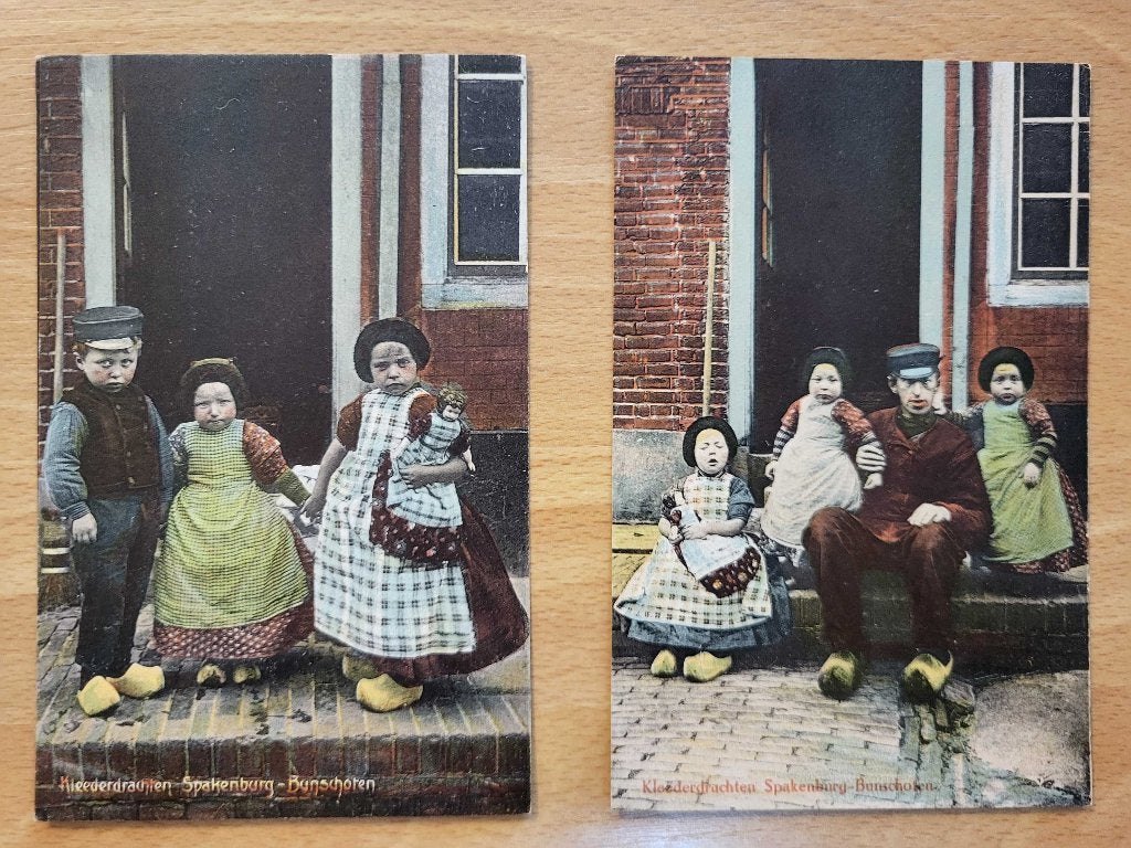 ansicht BUNSCHOTEN Spakenburg klederdracht Kinderen 1920, Verzenden, Voor 1920, Utrecht