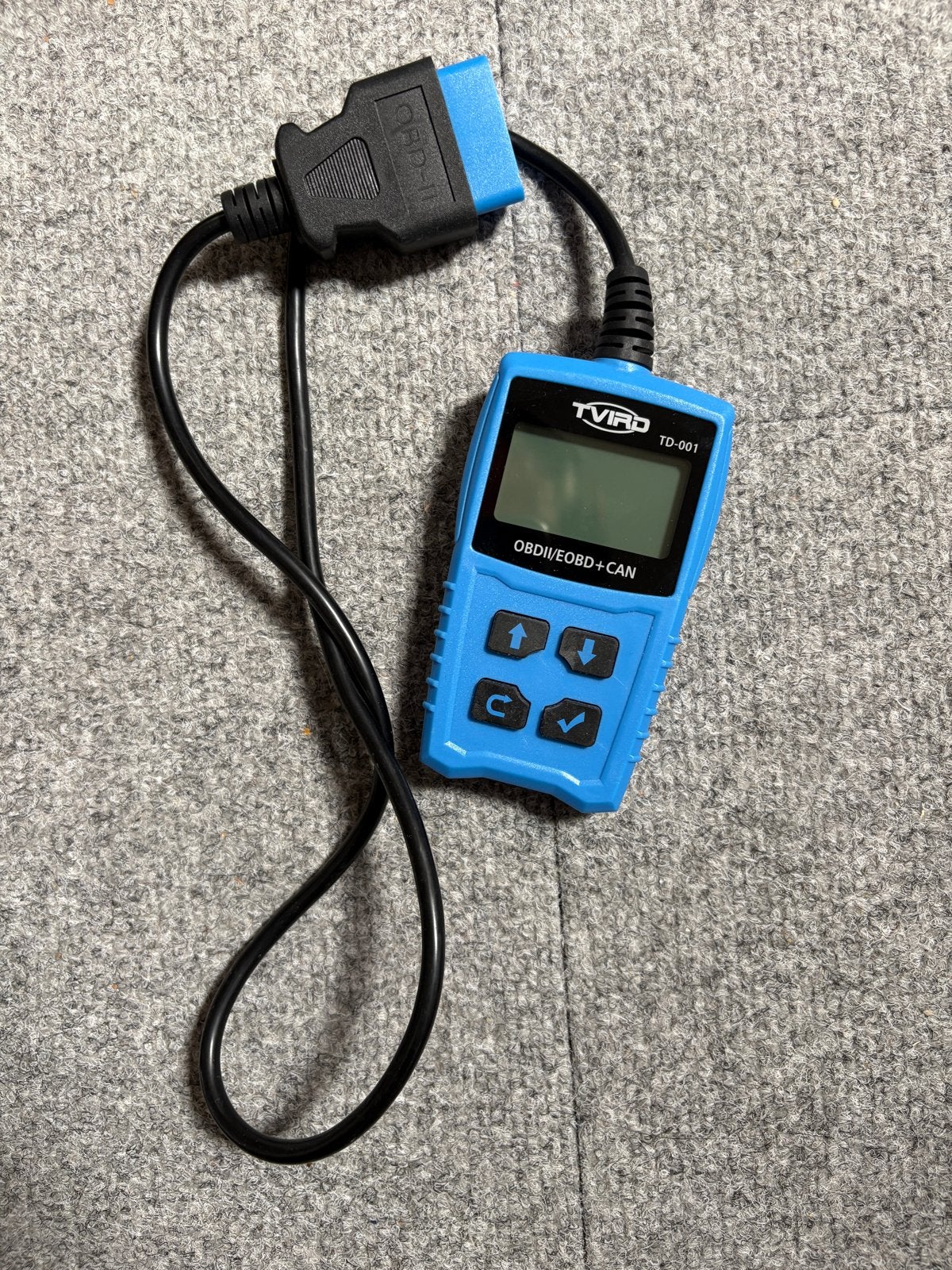 TVIRD TD-001 OBDII/EOBD+CAN Foutcodelezer, Auto diversen, Ophalen of Verzenden, Gebruikt