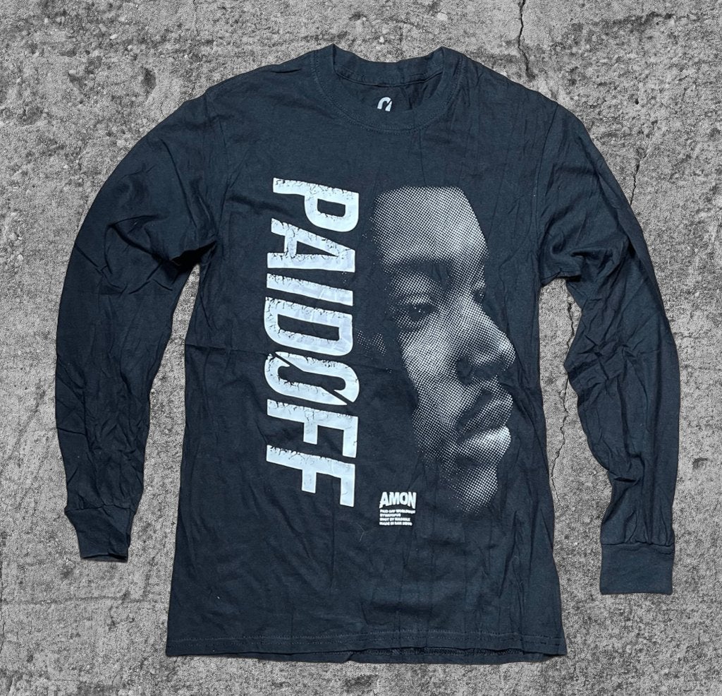 AMON "Paid-Off Worldwide" L/S- MadMax Print - Maat S A-011, Verzenden, Zwart, Onbekend, Onbekend