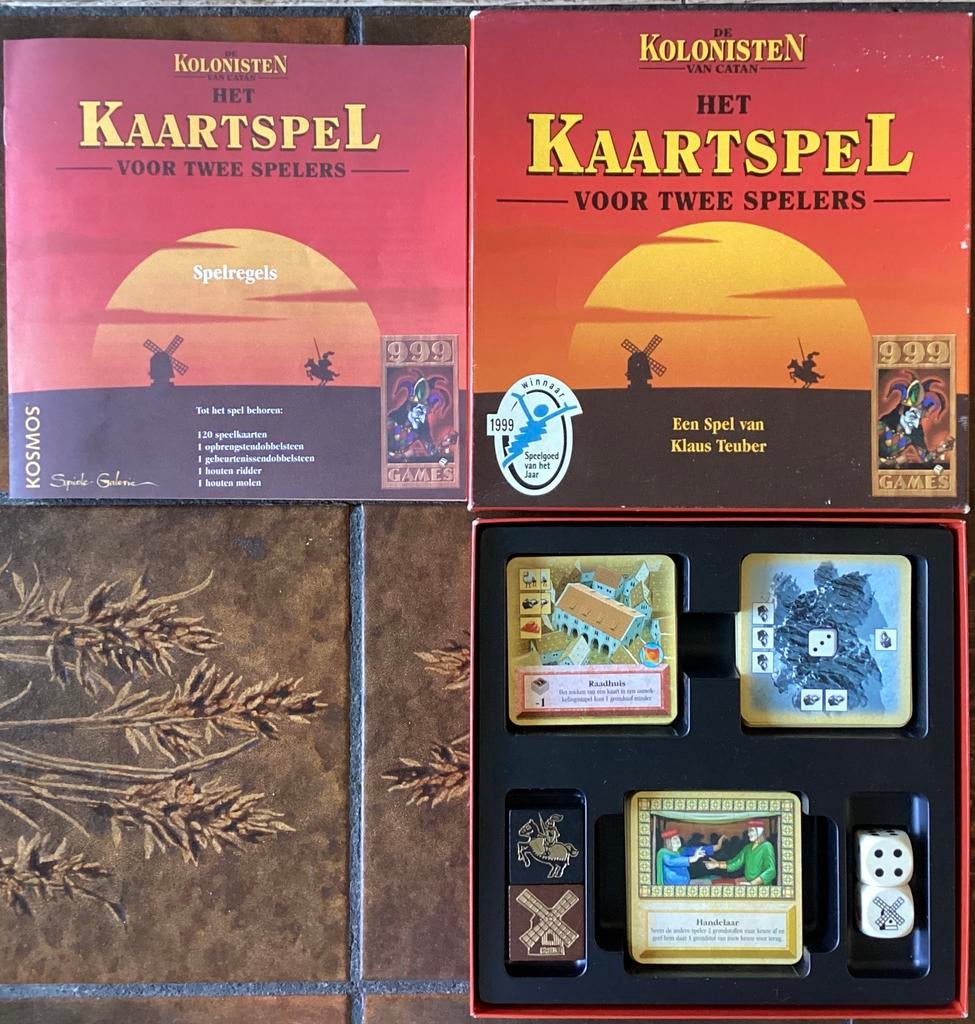 Kolonisten van Catan – Kaartspel voor 2 spelers 999 Games, Ophalen of Verzenden, Zo goed als nieuw