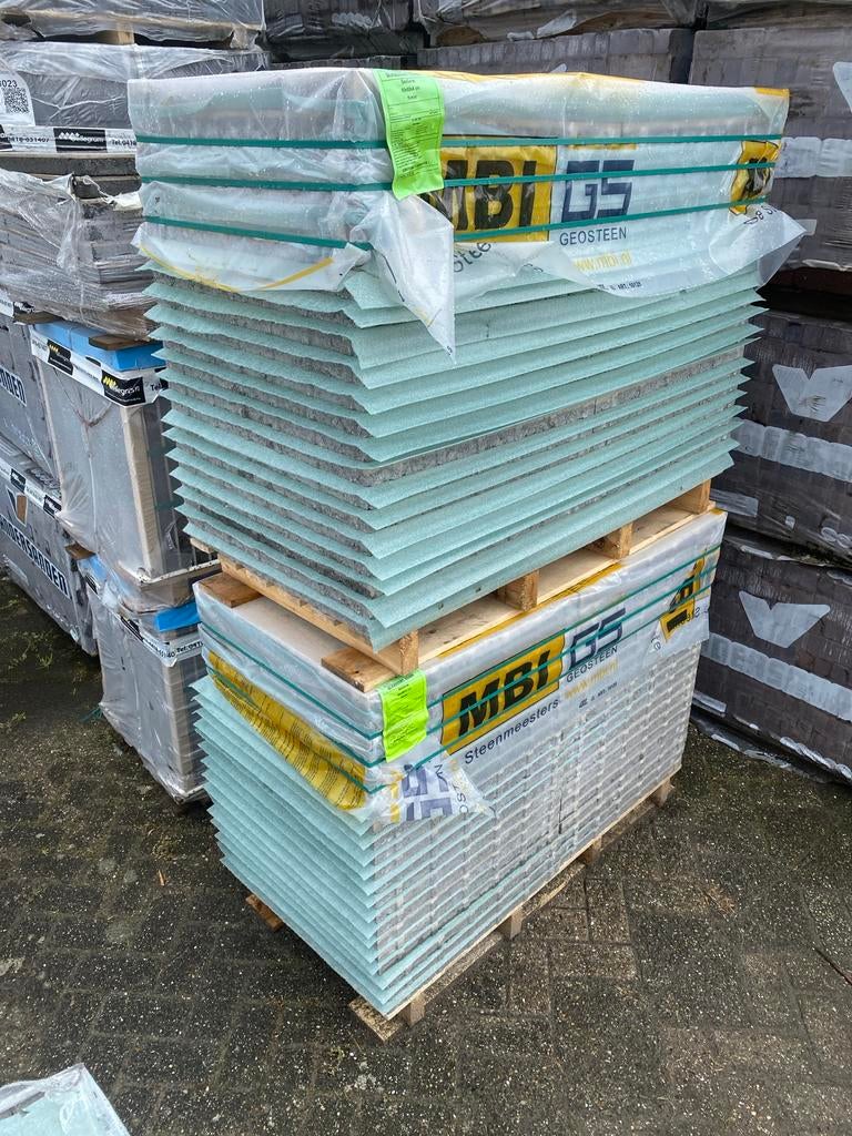 Betontegels 60x60x4 €35-,/m², Ophalen, Nieuw, Beton, Terrastegels