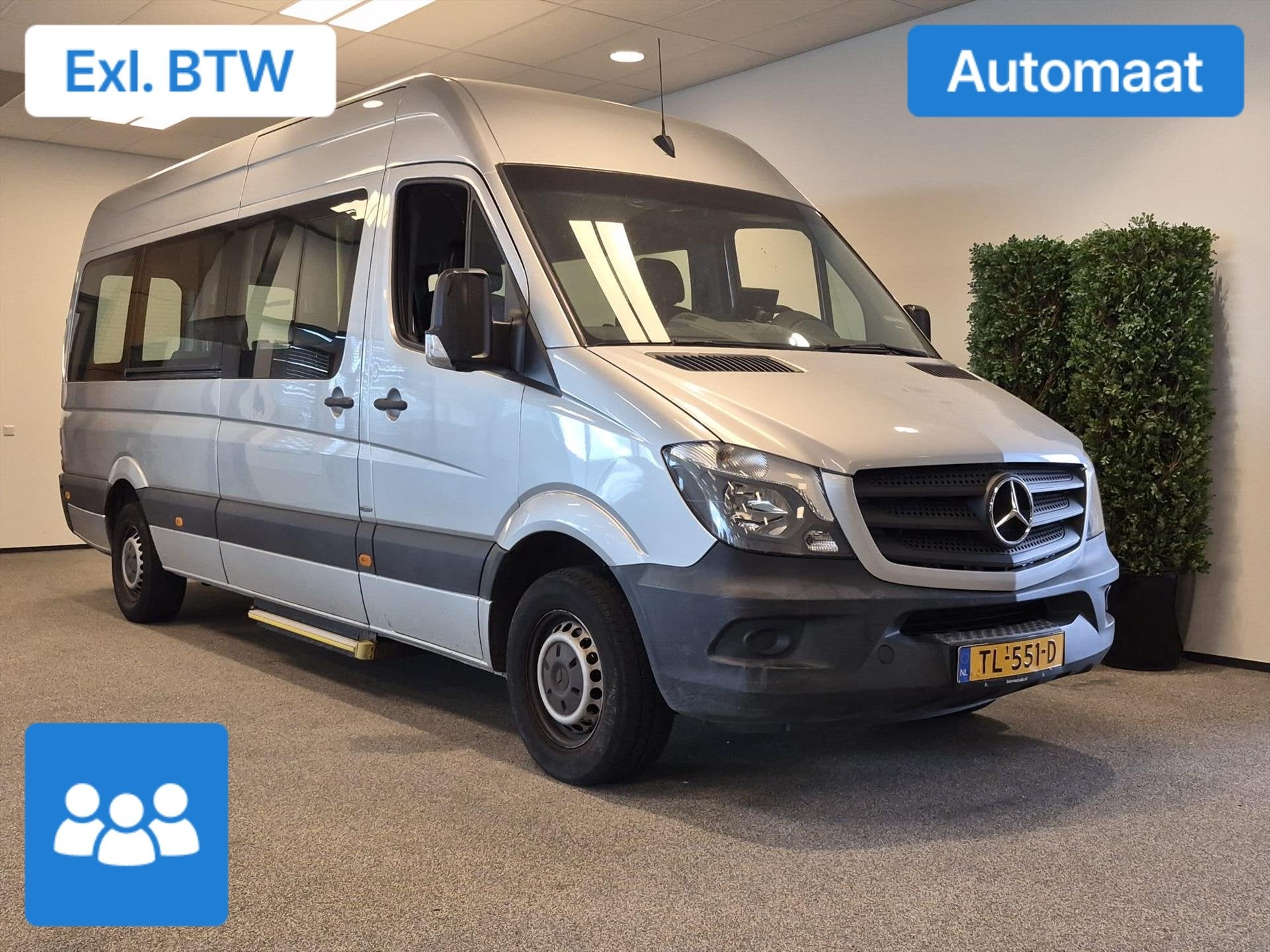 Mercedes Sprinter L3H2 Groepsvervoer 9-Persoonsbus Automaat, Automaat, 12 maanden, Gebruikt, 163 pk