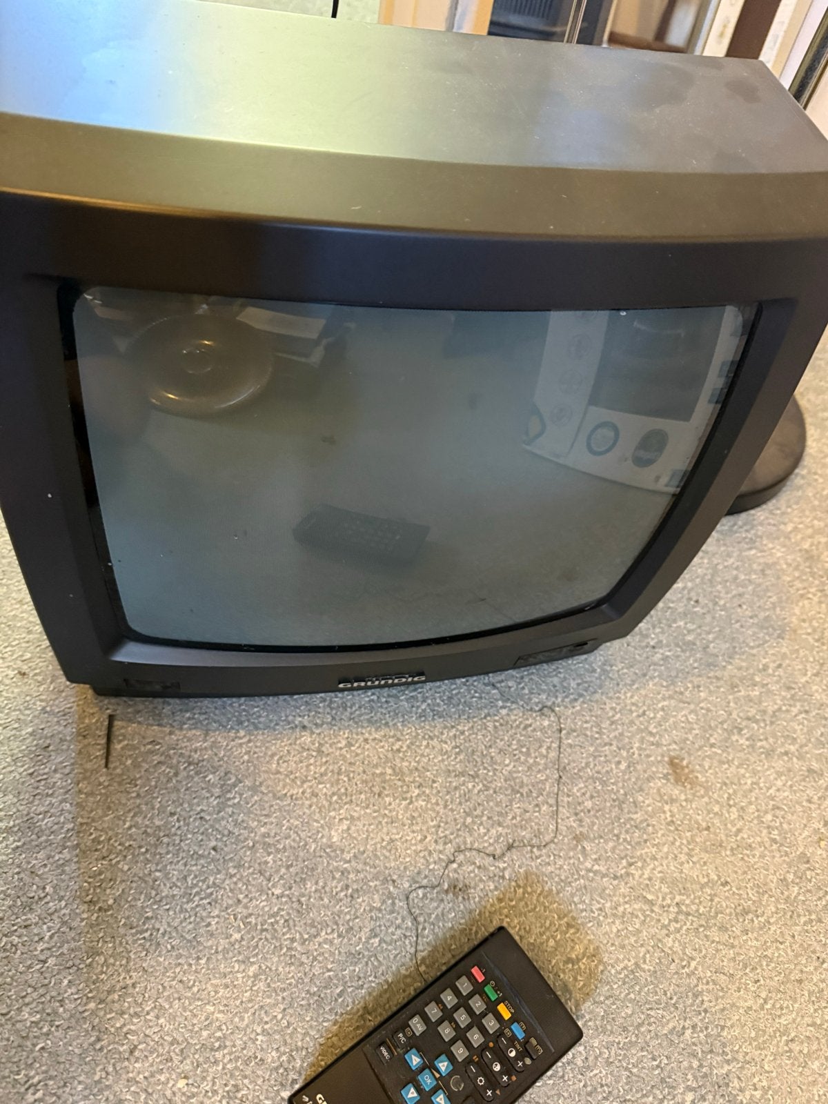Grundig P 37-540 text CRT TV met afstandsbediening, Ophalen of Verzenden, Gebruikt, Minder dan 40 cm, Grundig