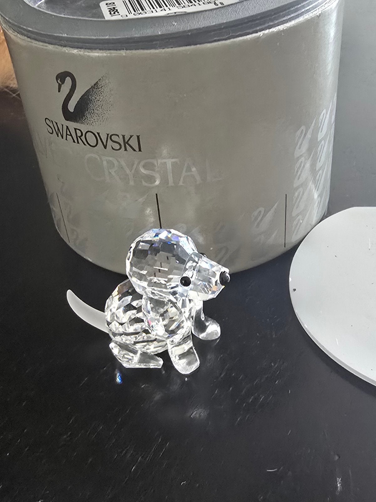 Swarovski Kristal Beagle Hondje - Zo goed als nieuw, Verzamelen, Ophalen of Verzenden, Zo goed als nieuw, Figuurtje