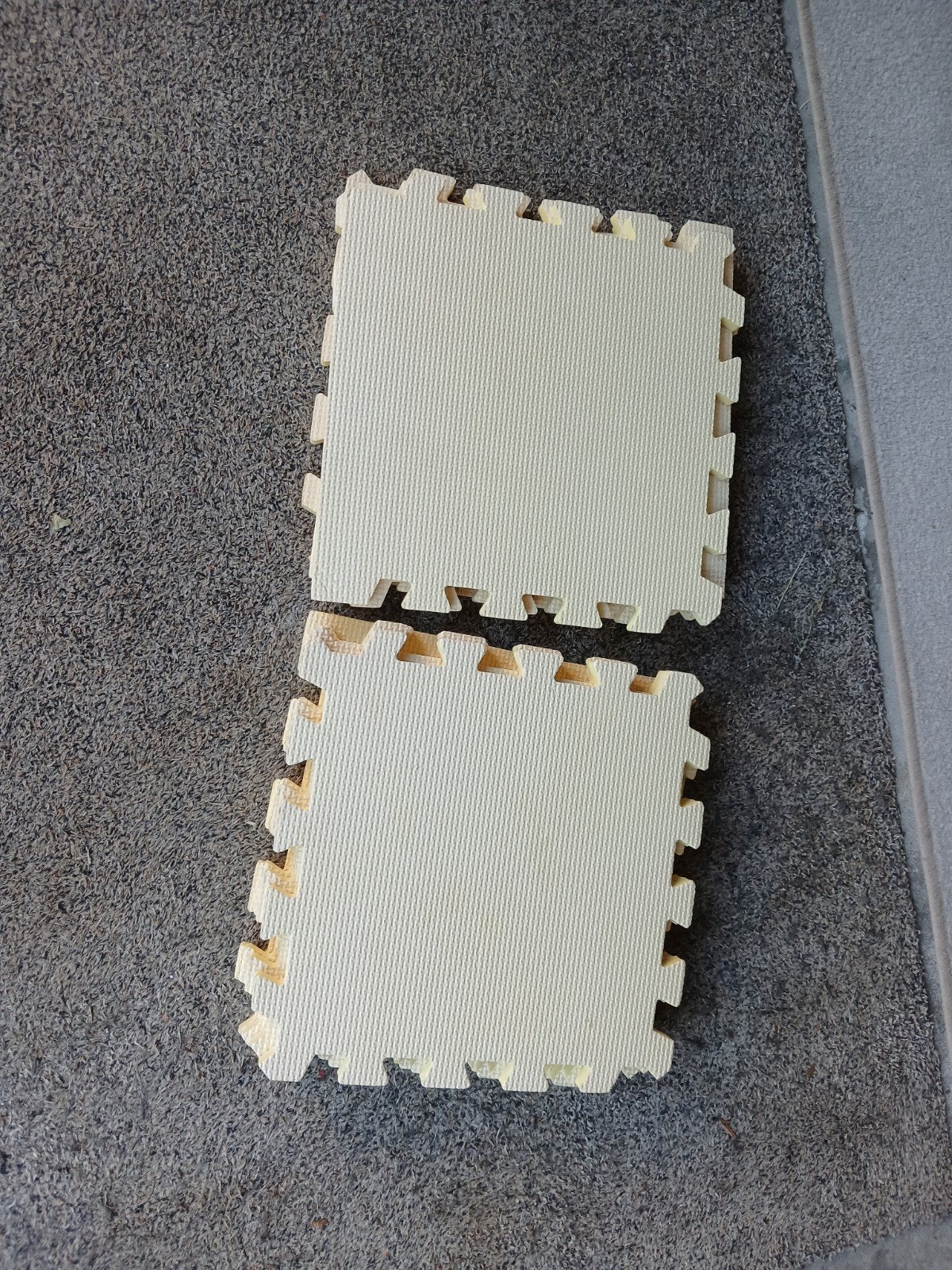 vloerplaaatjes 10 stks geel 30x30cm, Ophalen, Zo goed als nieuw