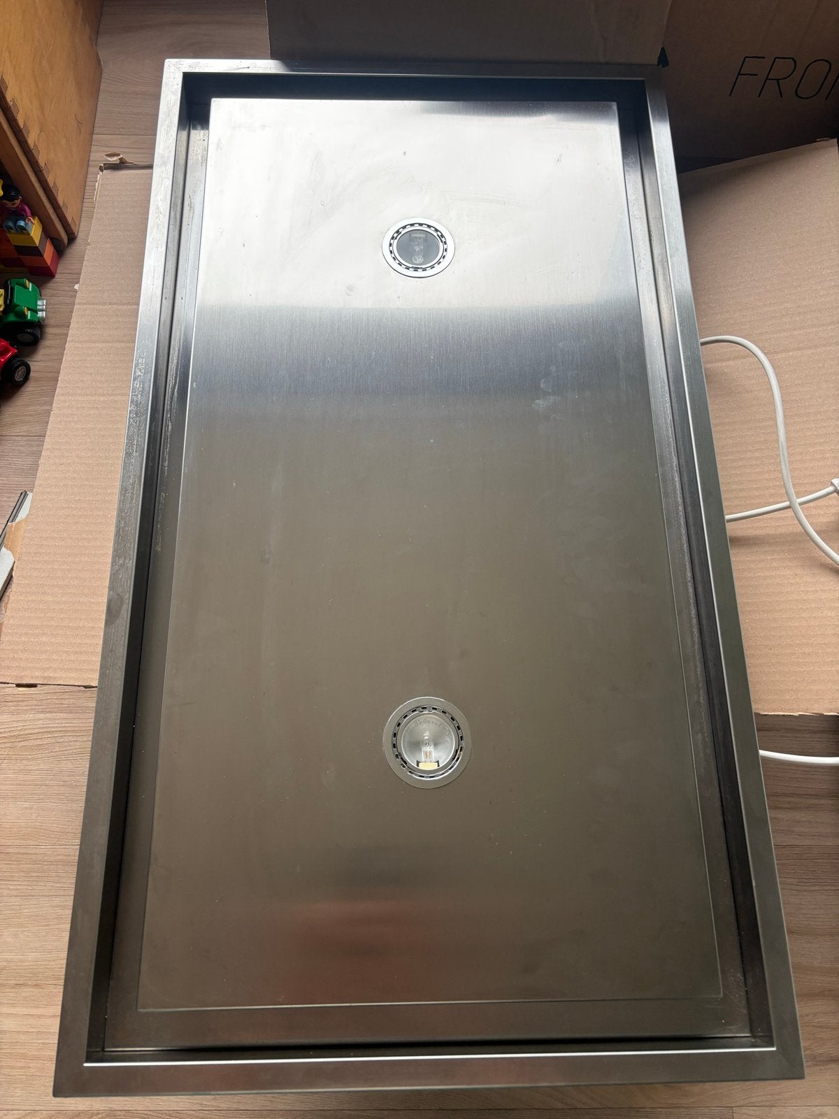 Wave Inbouw Afzuigkap - RVS/INOX - Gebruikt, Witgoed en Apparatuur, Afzuigkappen, Gebruikt, Ophalen of Verzenden, Inbouw, Eilandschouwkap