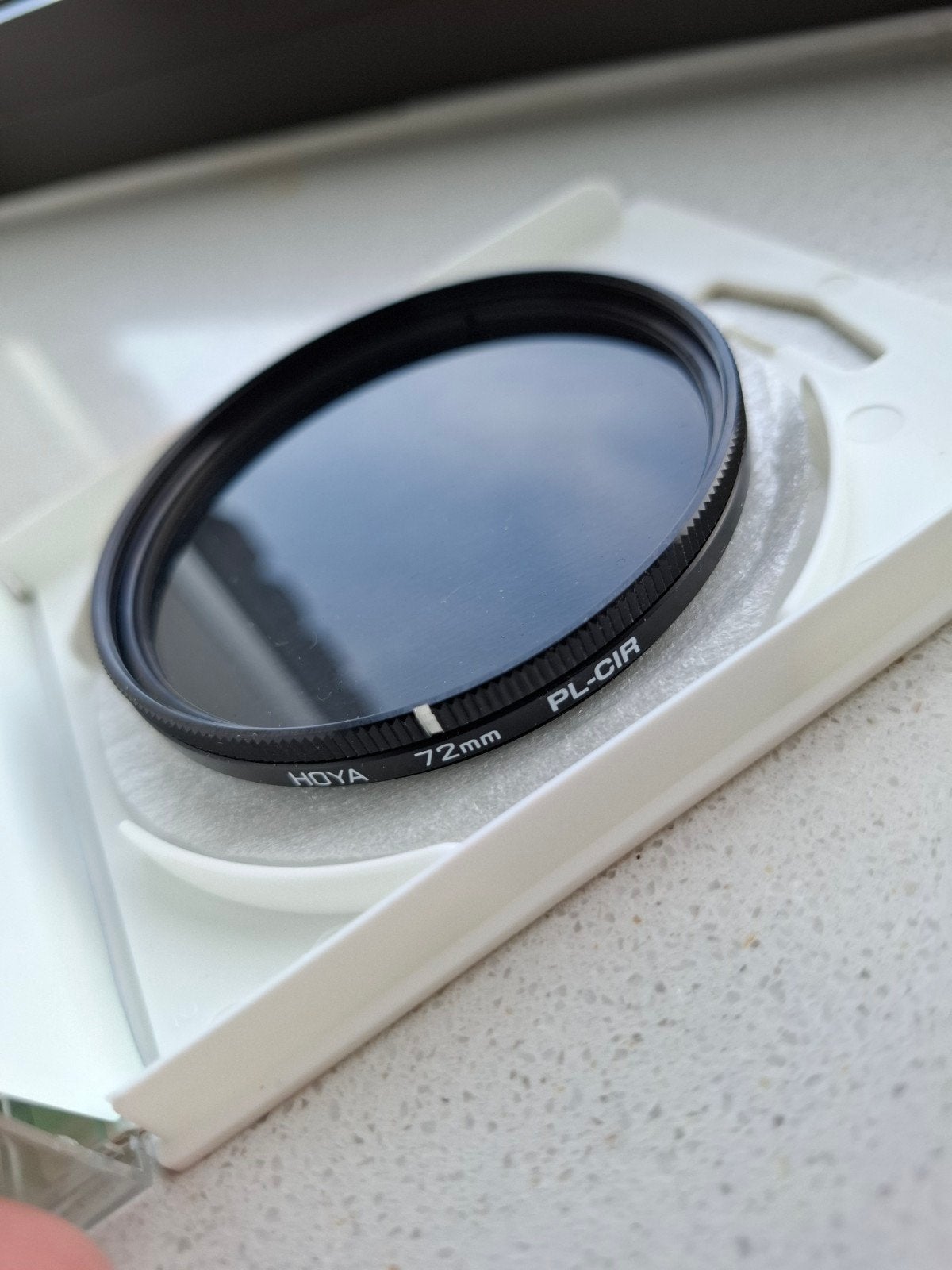 Hoya 72mm PL-CIR Polarisatiefilter, Audio, Tv en Foto, Fotografie | Filters, Polarisatiefilter, Ophalen of Verzenden, Zo goed als nieuw