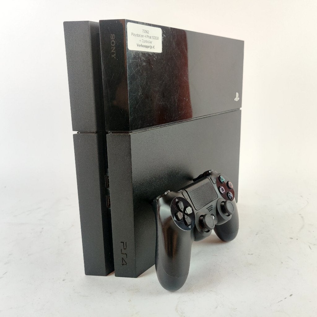Playstation 4 Phat 500gb + Controller || Nu voor € 99.99, Gebruikt, Overige genres, 1 speler, Ophalen of Verzenden