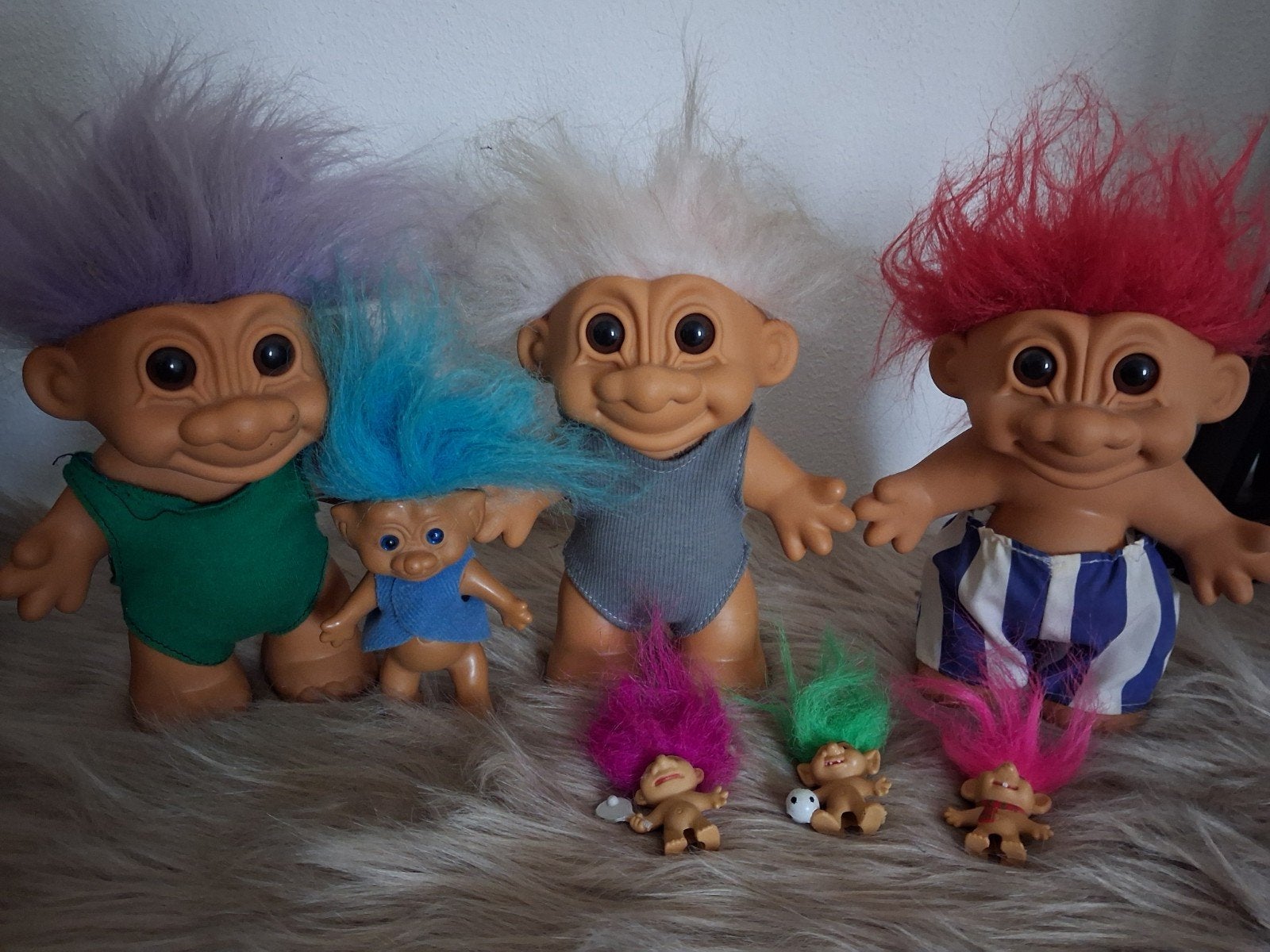 Trollen familie, Ophalen of Verzenden, Zo goed als nieuw