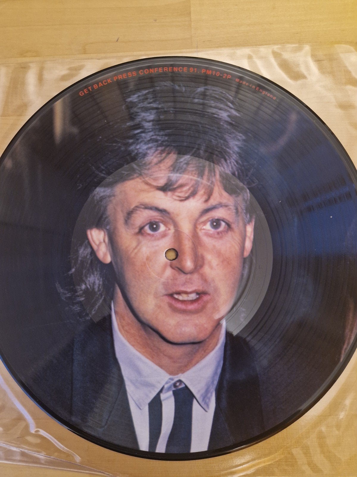Paul McCartney - Get Back Press Conference 91 (Bootleg), LP, 10 inch, Pop, Picture disc