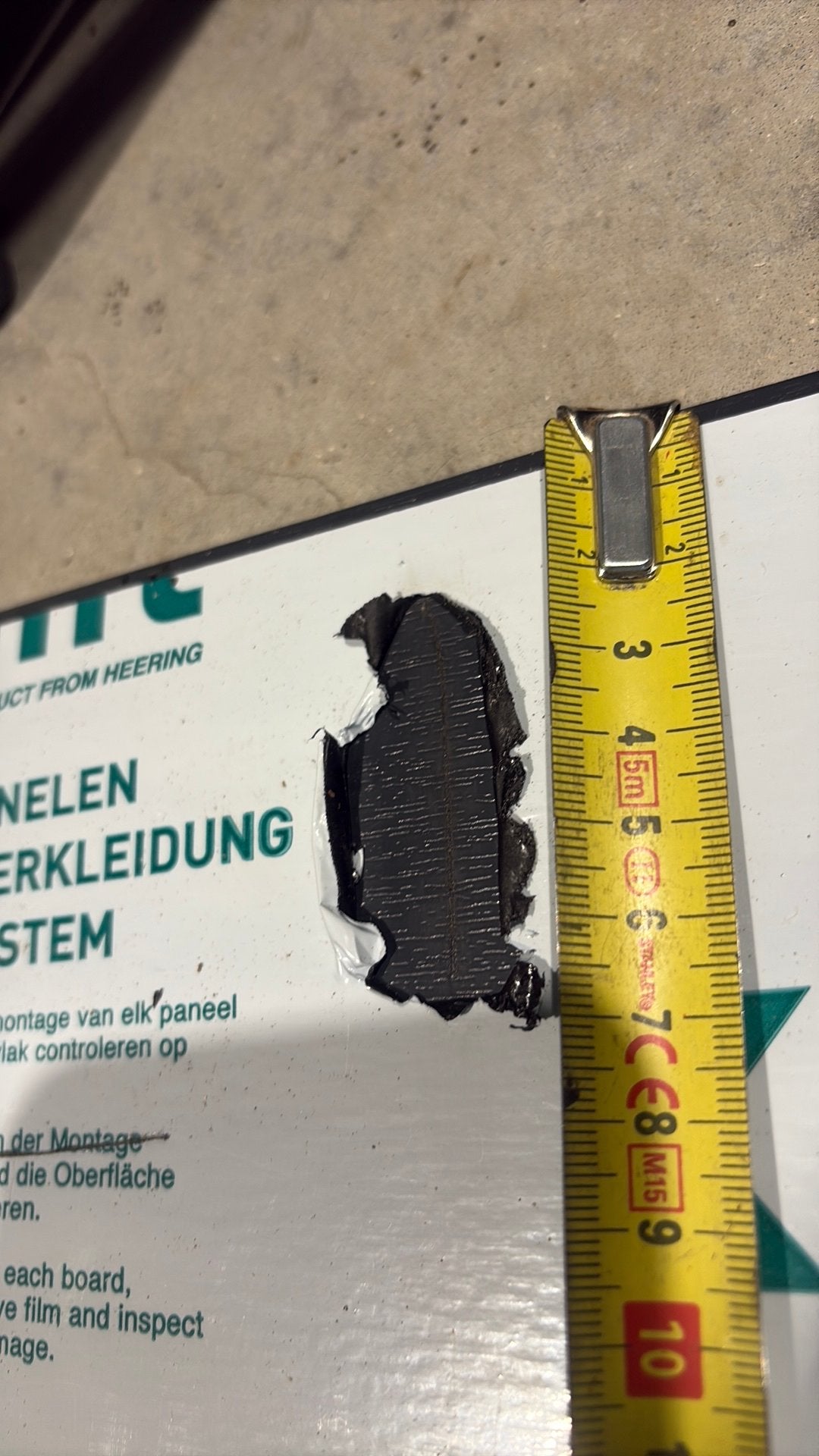 Keralit dakrand paneel 350mm, Ophalen, Zo goed als nieuw