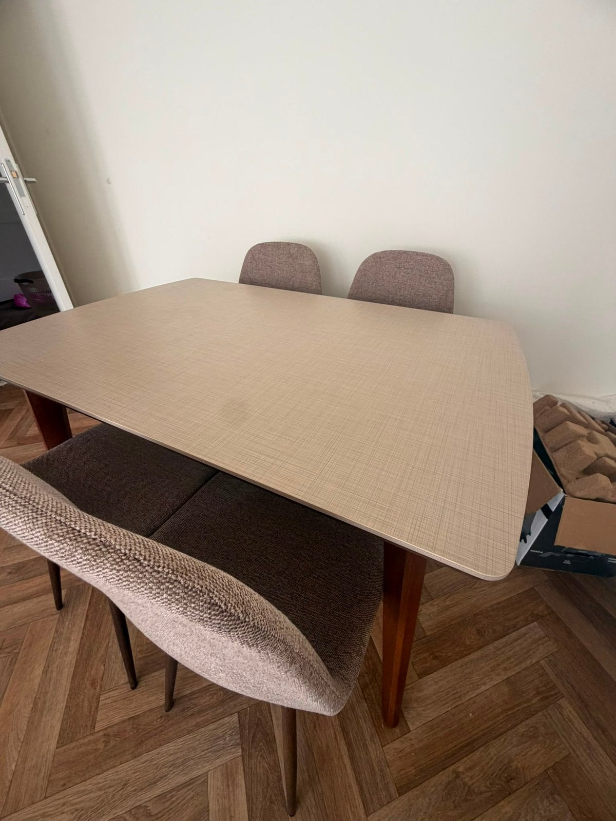 Eettafel, Ophalen, Zo goed als nieuw, Rechthoekig, 50 tot 100 cm