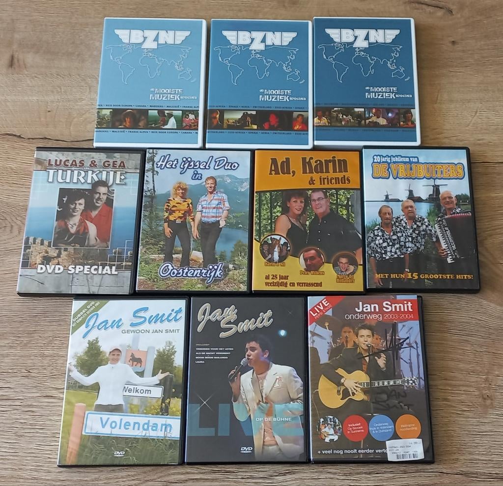 Grote collectie Nederlandse muziek DVD's, Alle leeftijden, Ophalen of Verzenden, Boxset