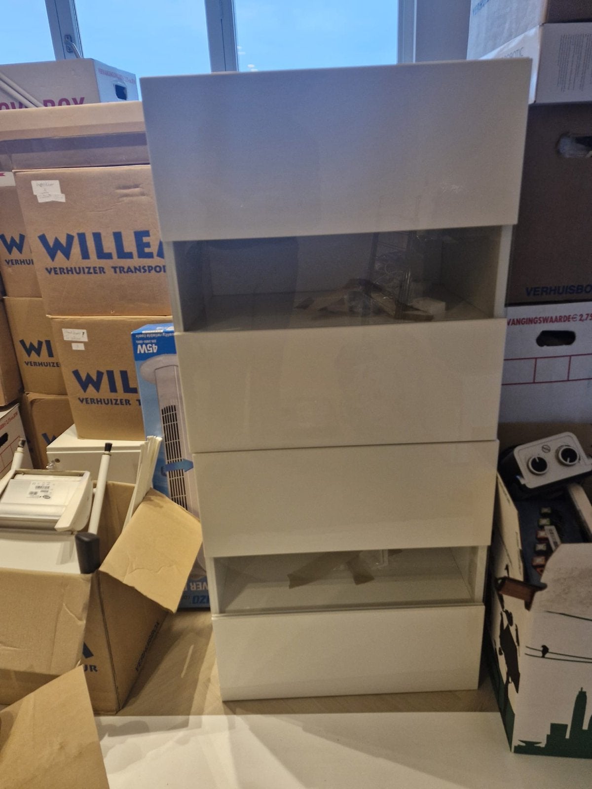 IKEA Besta Vitrine Kastjes 60x80 - Losse Elementen, Ophalen, Gebruikt