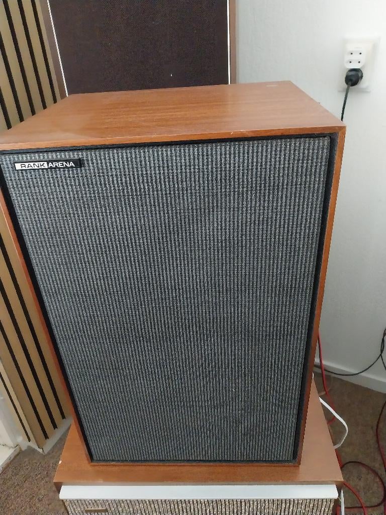 Rank arena l 830 luidsprekers jaren 70, Gebruikt, Minder dan 60 watt, Front, Rear of Stereo speakers, Ophalen