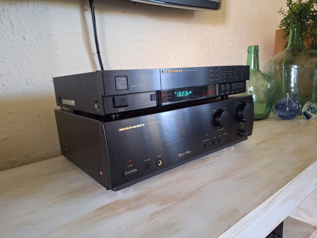 Marantz PM66se Versterker & AM/FM Tuner (Set), Marantz, Gebruikt, Ophalen of Verzenden, 60 tot 120 watt