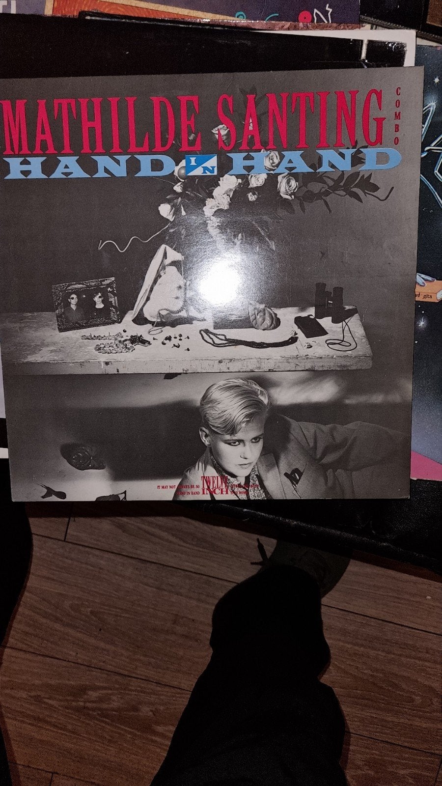 Mathilde Santing - Hand In Hand (12 inch vinyl), Ophalen of Verzenden, 1980 - 1989, Gebruikt, 12 inch